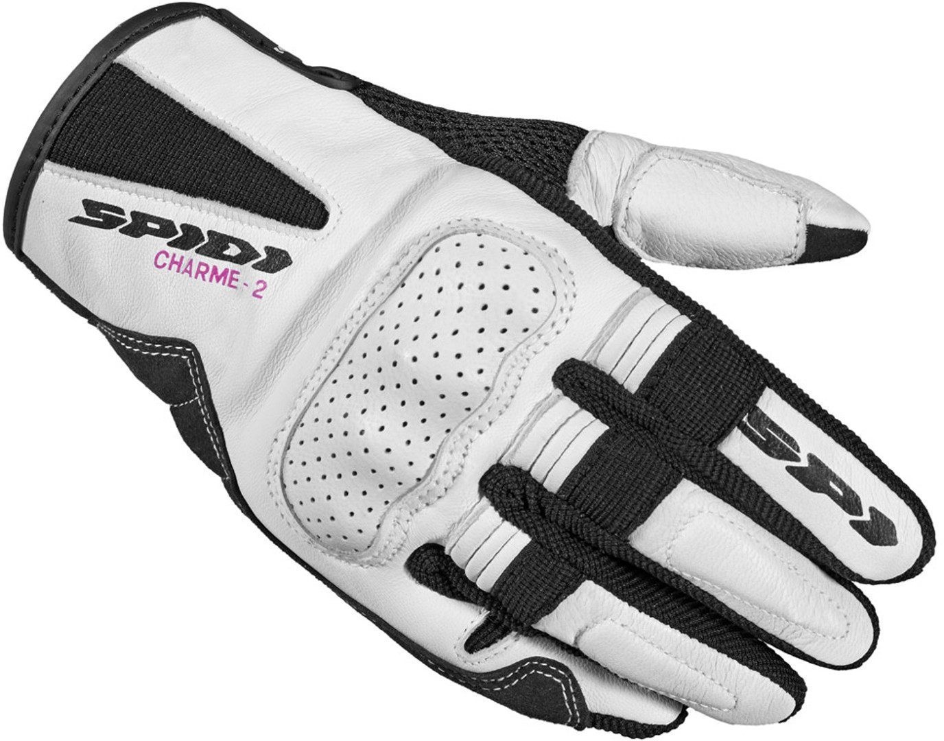 Spidi Charme 2 Damen Motorrad Handschuhe, schwarz-weiss, Größe L