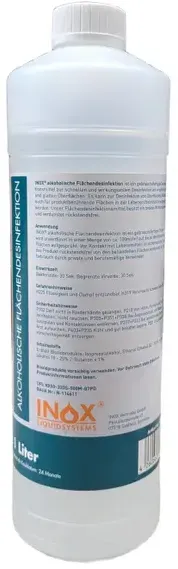 Flächendesinfektion Inox gebrauchsfertig 1 L wirksam gegen Bakterien, Viren und Pilze, begrenzt viruzid