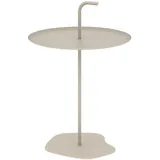 casa.pro Calimera Beistelltisch Ø 38 x 56,5 cm Braun/Champagne