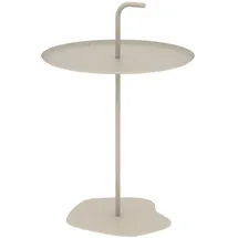 casa.pro Calimera Beistelltisch Ø 38 x 56,5 cm Braun/Champagne