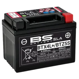 BS Battery BTX4L+ / BTZ5S 4 Ah 0 A