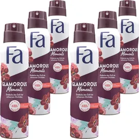 Fa Glamorous Moments Deo Spray 48h stoppt Bakterien 0% Aluminiumsalze