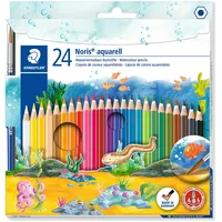 Staedtler wasservermalbare Buntstifte Noris Club aquarell, erhöhte Bruchfestigkeit, sechskant,