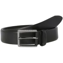 Bugatti Herrengürtel Leder schwarz 105