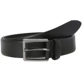 Bugatti Herrengürtel Leder schwarz 105