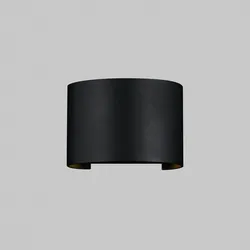 Maytoni LED Wandleuchte außen, schwarz, Metallrahmen, up down, einstellbarer Lichtstrahl, warmweißes Licht, 6W 220-240 V