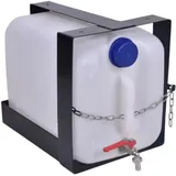 Wasserkanister 20l aus Kunststoff, Wasserbehälter mit Hahn, Trinkwasserkanister Kanister Behälter Wassertank, Kunststoffkanister, für Haus-, Garten-, Auto- und Camping usw, dichten Verschluss