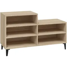 vidaXL Sonoma-Eiche 102 x 36 x 60 cm beige / beige