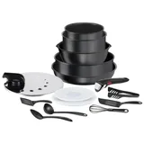 Tefal Ingenio Kitchen Batterie 15 Stcs, Induktion, Nicht -Schicht, gesunde Küche, Herstellung in Frankreich, täglicher Küchenchef L7629902