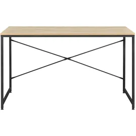 [en.casa] Schreibtisch 120x60x72cm Eiche-Optik Bürotisch Computertisch Arbeitstisch PC Tisch