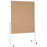 magnetoplan Moderationswand 120,0 x 150,0 cm braun