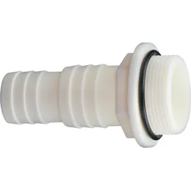 HAF Schlauchtülle 32 mm x 1 1/2" Weiß