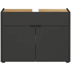 Germania Waschbeckenunterschrank 2 Türen 80 x 60 cm Grau