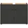 Germania Waschbeckenunterschrank 2 Türen 80 x 60 cm Grau
