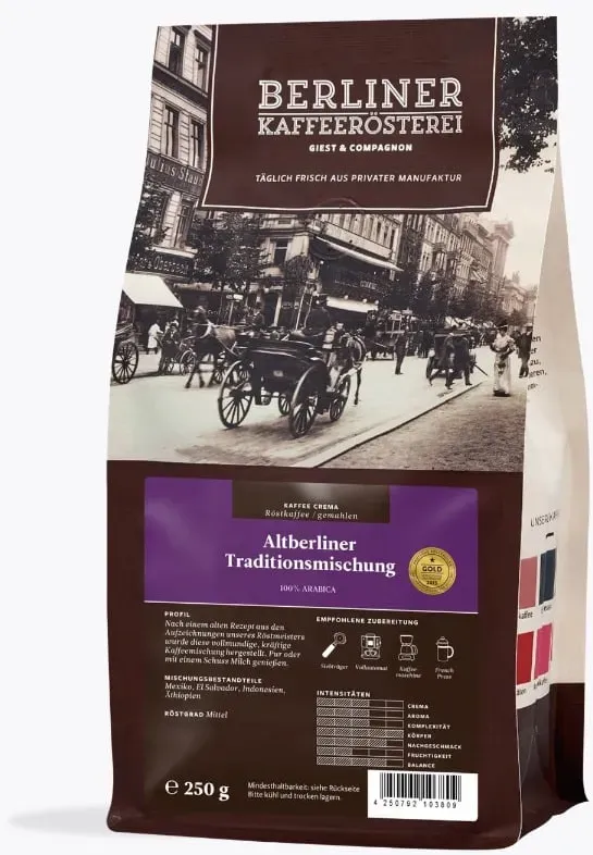 Berliner Kaffeerösterei Altberliner Traditionsmischung 250g