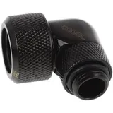 Alphacool Eiszapfen 13mm HardTube Anschraubtülle 90° drehbar G1/4 - Deep Black Wasserkühlung Anschlüsse, Schwarz