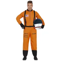 FIESTAS GUIRCA Oranges Astronauten Kostüm Erwachsene – Astronauten Anzug – Astronauten Kostüm Herren Karneval Fasching Größe L 52-54