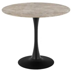 Ebuy24 Malta Esstisch 90x90cm Braun.