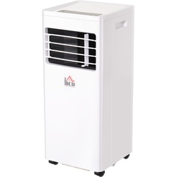 HOMCOM Mobile Klimaanlage weiß 30,5 x 32,8 x 67,8 cm (LxBxH)   Klimagerät Luftentfeuchter Ventilator Kühlung