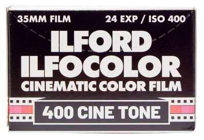 Ilford Ilfocolor 400 Cine Tone 35mm 24 exposures / ECN2 Cinefilm