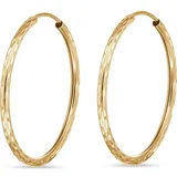 FAVS Creolen diamantiert Gelbgold 375 FAVS Paar