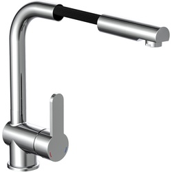 SCHÜTTE Spülenarmatur »London«, Messing, glänzend, 3⁄8" - silberfarben