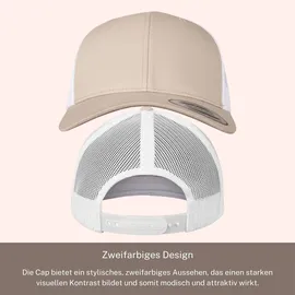 Flexfit Retro 2-Tone Trucker Cap Braun/Khaki One Size
