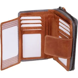 Mika Geldbörse Damen Portemonnaie grau