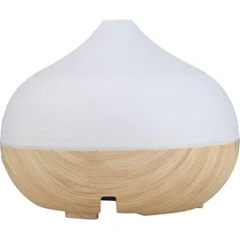 ideoon home Stilvoller Aroma Diffusor Luftbefeuchter 0,3 l Beige/Braun