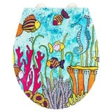 Wenko WC-Sitz mit Absenkautomatik Ocean Life Rollin'Art mehrfarbig