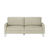 Max Schelling Ledersofa 2-Sitzer Creme