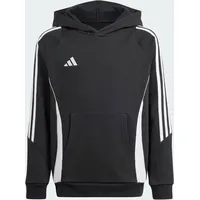 Adidas Tiro 24 Kids Sweat Hoodie Black / White 128