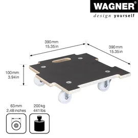 Wagner MAXIGRIP Pflanzenroller 39 x 39 x 10 cm
