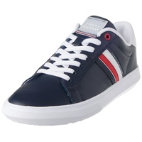 Tommy Hilfiger ESSENTIAL LEATHER CUPSOLE Cupsole Sneaker Herren, Blau (Desert Sky), 41 EU