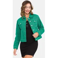Cipo & Baxx Jeansjacke in GREEN | Gr.: M