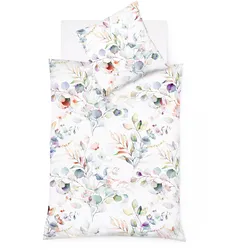fleuresse Bettwäsche 135 x 200 cm Mischgewebe Bunt