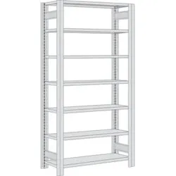 Regalwerk BERT Kanban-Regal Grundfeld HxBxT 2000 x 1005 x 50