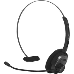 LogiLink Bluetooth Mono Headset mit Mikrofon, Schwarz