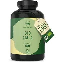 Bio Amla Kapseln - Indische Superfrucht - 100 Tage Vorrat 300 St