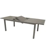FRG Ausziehtisch 180x240x100cm Glasplatte mit Rahmen
