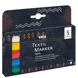 KREUL Javana texi mäx Opak  für helle und dunkle Stoffe 5er Set