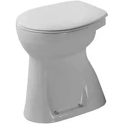 Duravit Design Classics Stand WC 505x360x490mm, Weiß Hochglanz, 6l, Flachspüler, geschlossen, senkrecht, Unten, Barrierefrei 0212010000