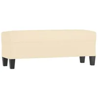 VidaXL Sitzbank Creme 100x35x41 cm Stoff