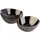 APS PEBBLES Schwarz 4-tlg.