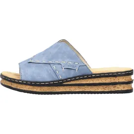 Rieker Pantolette blau, lightblue