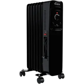 Tronitechnik Ölradiator TT OR 207 Schwarz 7 Rippen 1500 Watt Drei Heizstufen