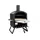 Costway Pizzaofen, 2-lagigem Pizza Ofen mit Grillrost, Pizzastein, Pizzaschaufel, wasserdichter Abdeckung, hitzebeständigen Griffen
