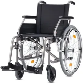 Bischoff & Bischoff S-Eco 2 Rollstuhl faltbar mit Kniehebelbremse 52 cm Sitzbreite anthrazit