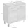 Saphir Waschbeckenunterschrank SAPHIR "Quickset 919 Unterbeckenschrank, Riviera Eiche quer Nachbildung", braun (riviera eiche quer nachbildung), B:60cm H:62cm T:33cm, Holzwerkstoff, Schränke, Waschbeckenunterschrank, Waschbeckenschrank inkl.