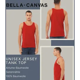 Bella+Canvas - Leichtes Unisex Jersey Tanktop - White / XS